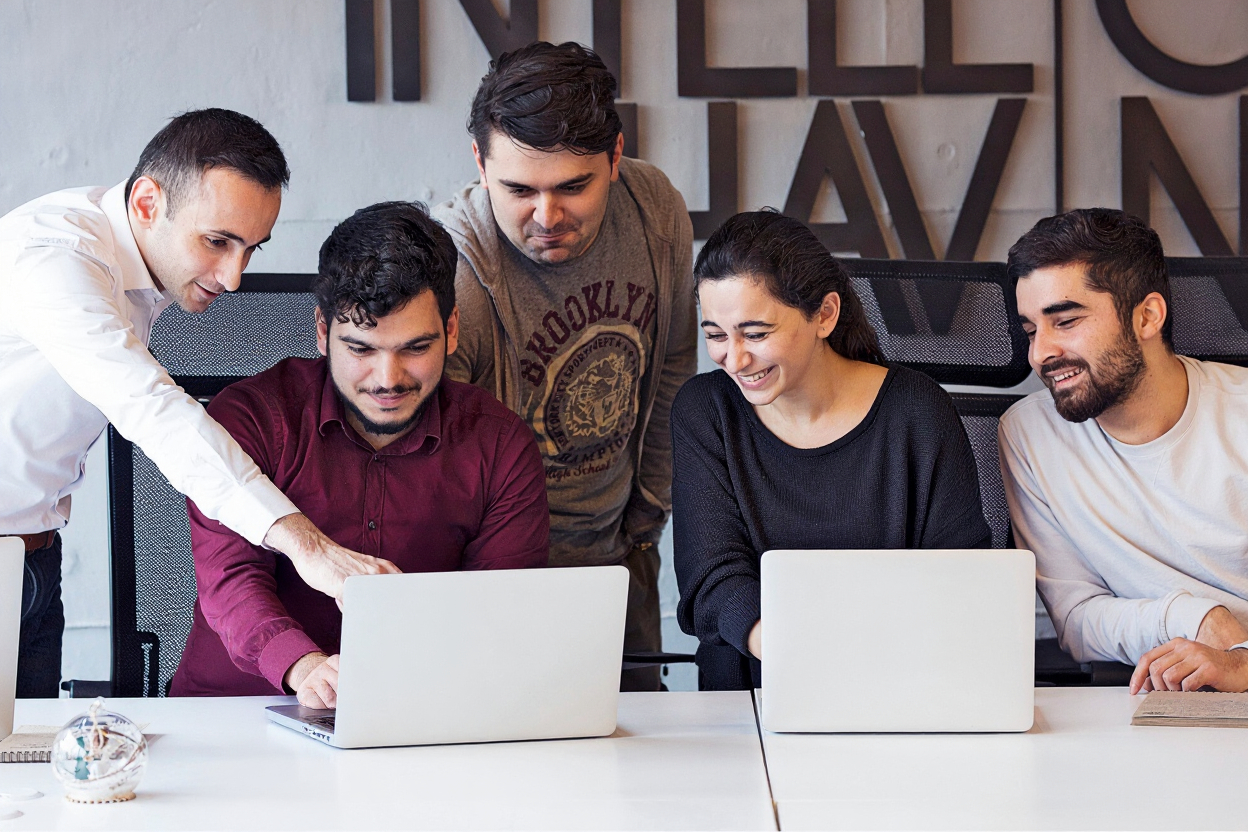 Team working together